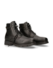 Lade das Bild in den Galerie-Viewer, New Rock M-RANGER046-V1 Ankle Boots Black Ranger Vegan
