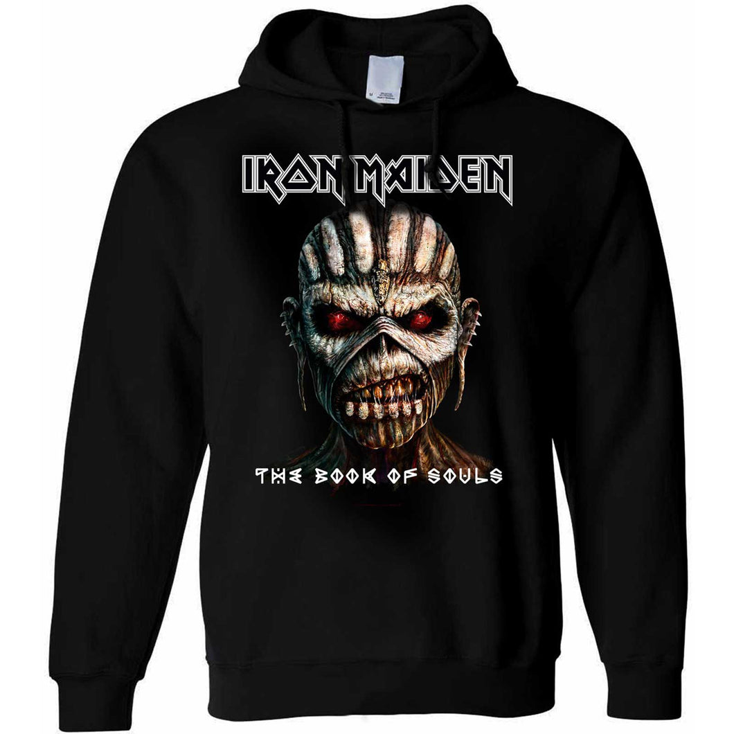 IRON MAIDEN UNISEX PULLOVER HOODIE: THE BOOK OF SOULS