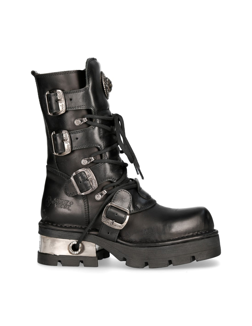 New Rock Schuhe Boots M.373-S1 Stiefel Bikerstiefel Gothic Unisex Classic Echtleder