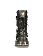Load image into Gallery viewer, New Rock Shoes Shoes Boots Boots M.391-S1 Biker Boots Gothic Real Leather Skull
