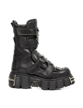 Lade das Bild in den Galerie-Viewer, New Rock Schuhe Shoes Boots Stiefel M-422-S1 Gothic Echtleder
