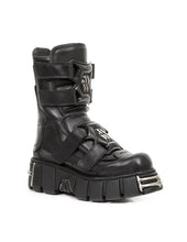 Lade das Bild in den Galerie-Viewer, New Rock Schuhe Shoes Boots Stiefel M-422-S1 Gothic Echtleder
