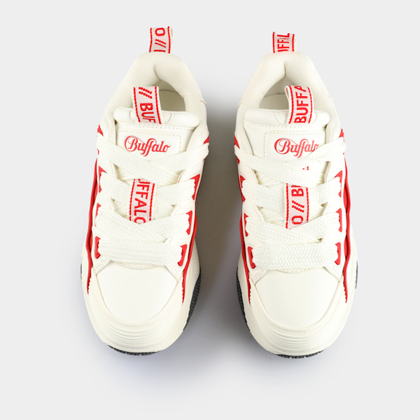 Buffalo Schuhe Sneaker Hero Skate White/Red