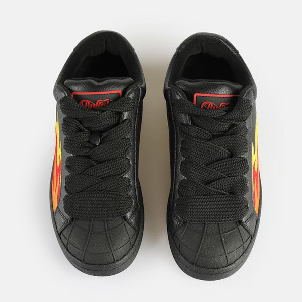 Buffalo Liberty Boots Sneaker 90er Flammen Black/Orange