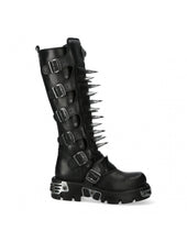 Load image into Gallery viewer, New Rock Shoes Shoes Boots Boots M-718P-C2 Gothic Genuine Leather
