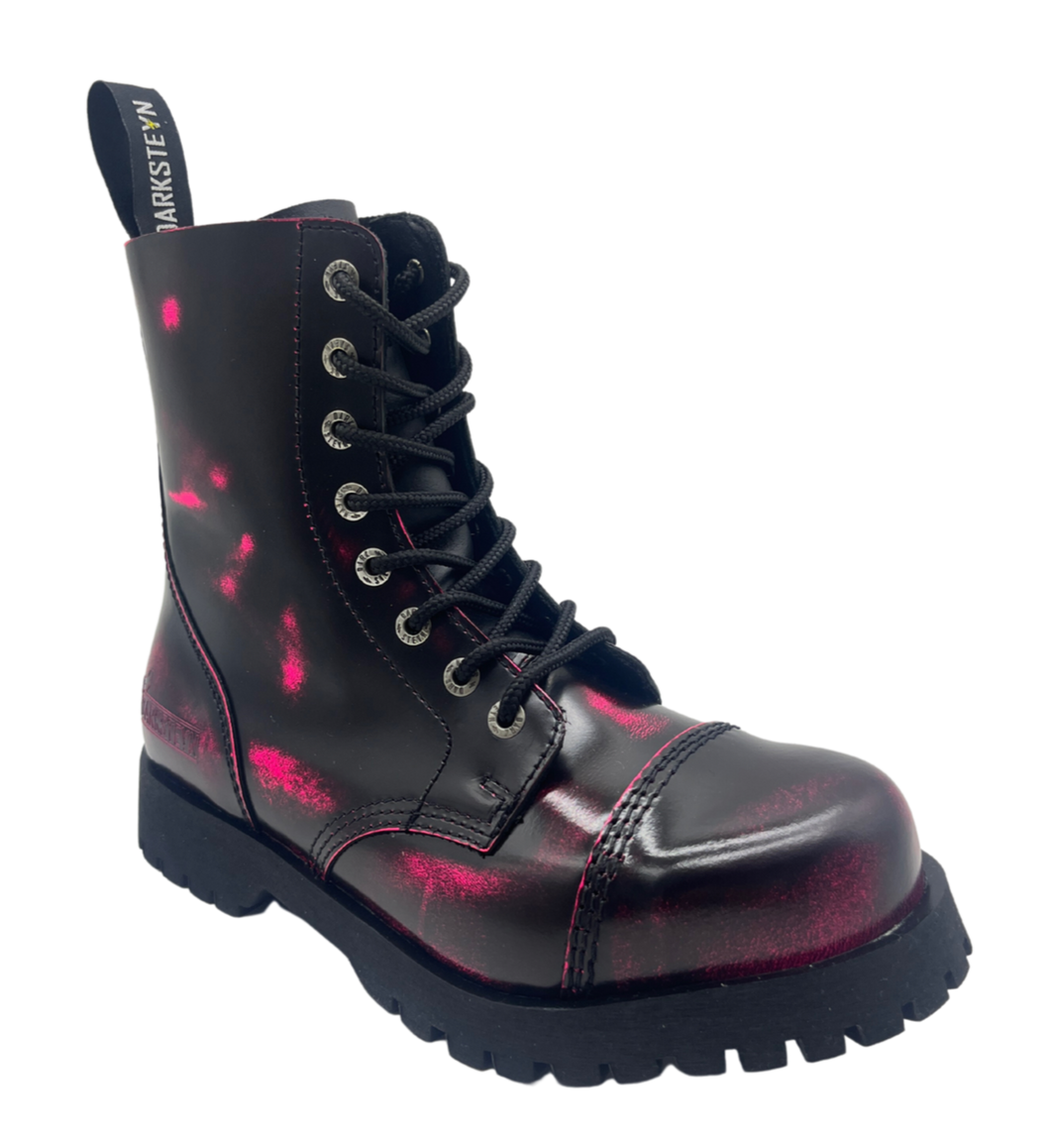 Darksteyn Boots Shoes 8 Eye Ranger Premium Boots Pink Pink