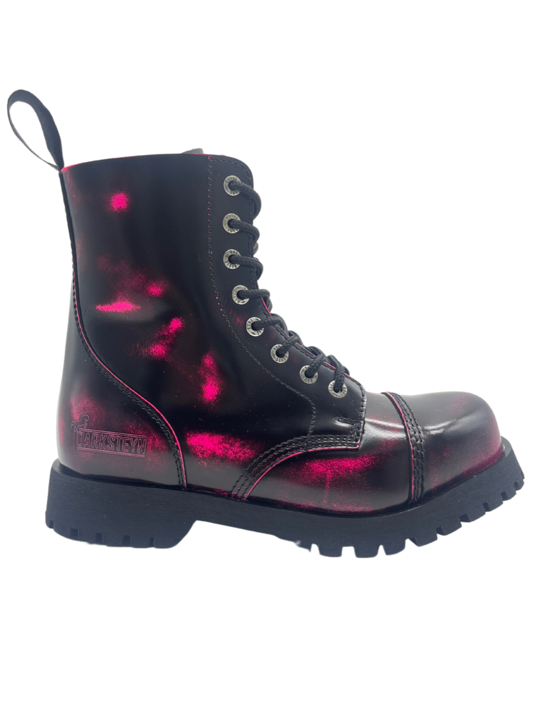 Darksteyn Stiefel Schuhe 8 Eye Ranger Premium Boots Pink Rosa Springerstiefel