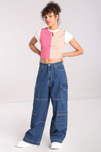 Lade das Bild in den Galerie-Viewer, Y2k Utility Demin Wide-Leg Jeans
