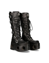 Load image into Gallery viewer, New Rock Shoes High Boots M-272-S2 Boots Gothic genuine leather with spring
