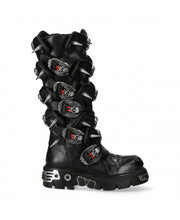 Lade das Bild in den Galerie-Viewer, New Rock Schuhe Shoes High Boots Stiefel M-755-C1 Echtleder
