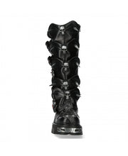 Lade das Bild in den Galerie-Viewer, New Rock Schuhe Shoes High Boots Stiefel M-755-C1 Echtleder
