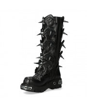 Lade das Bild in den Galerie-Viewer, New Rock Schuhe Shoes High Boots Stiefel M-755-C1 Echtleder
