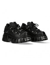 Lade das Bild in den Galerie-Viewer, New Rock Plateau Ankle Boots Metallic 106 M-120N-C74 Croco
