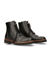 Lade das Bild in den Galerie-Viewer, New Rock M-MONTAGNA002-S1 Boots Schuhe Echtleder Black
