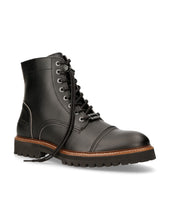 Load image into Gallery viewer, New Rock M-MONTAGNA002-S1 Boots Shoes Real Leather Black
