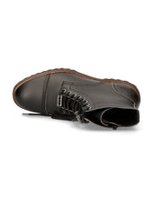 Load image into Gallery viewer, New Rock M-MONTAGNA002-S1 Boots Shoes Real Leather Black
