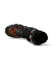 Load image into Gallery viewer, New Rock M-TR003-S1 Platform Genuine Leather Boots Black

