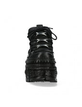 Load image into Gallery viewer, &lt;tc&gt;New Rock Plateau Ankle Boots Metallic M-TANK106-C2 with Tanksole Black&lt;/tc&gt;
