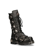 Lade das Bild in den Galerie-Viewer, New Rock Schuhe Boots Stiefel HIGH BOOT METALLIC M-1539-C3
