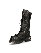 Lade das Bild in den Galerie-Viewer, New Rock Schuhe Boots Stiefel HIGH BOOT METALLIC M-1539-C3
