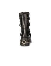 Load image into Gallery viewer, New Rock Shoes Shoes Boots Boots M.373-S4 Biker Boots Gothic Genuine Leather
