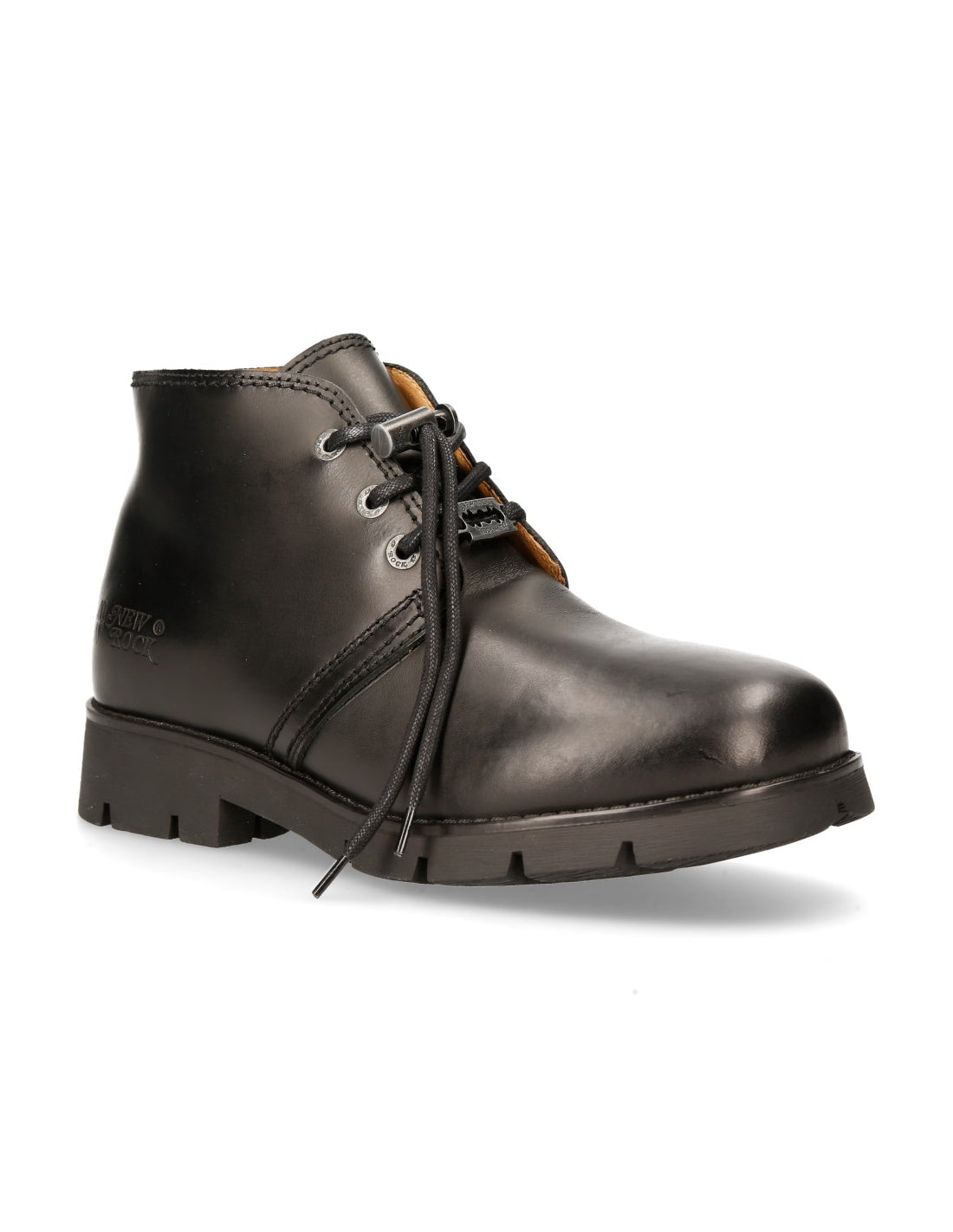 New Rock M-RANGER042-S1 Boots Shoes Real Leather Black – ModeRockCenter