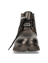 Load image into Gallery viewer, New Rock M-RANGER042-S1 Boots Shoes Real Leather Black
