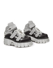 Load image into Gallery viewer, &lt;tc&gt;New Rock Plateau Ankle Boots Metallic M-285-C23&lt;/tc&gt;
