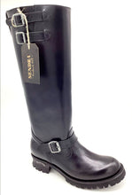 Lade das Bild in den Galerie-Viewer, Sendra Engineer Negro Hochschaft Lederstiefel
