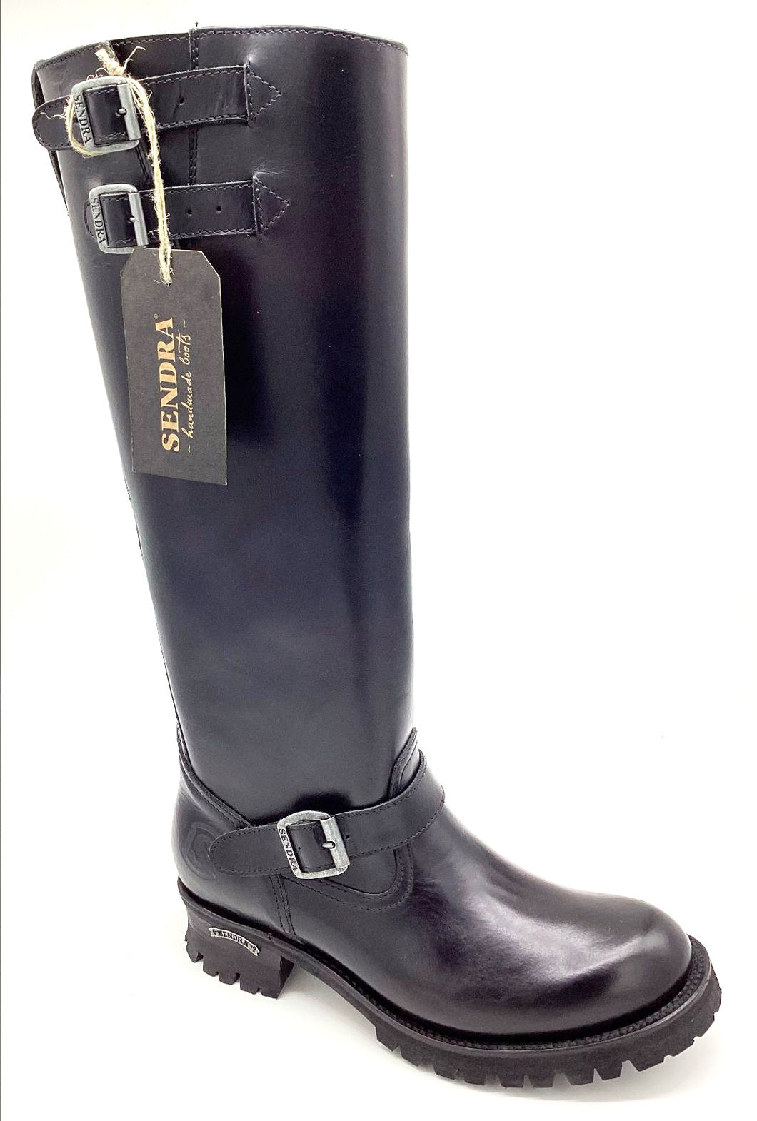 Sendra Engineer Negro Hochschaft Lederstiefel