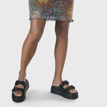 Load image into Gallery viewer, Buffalo Robyn platform sandal glitter design VEGAN
