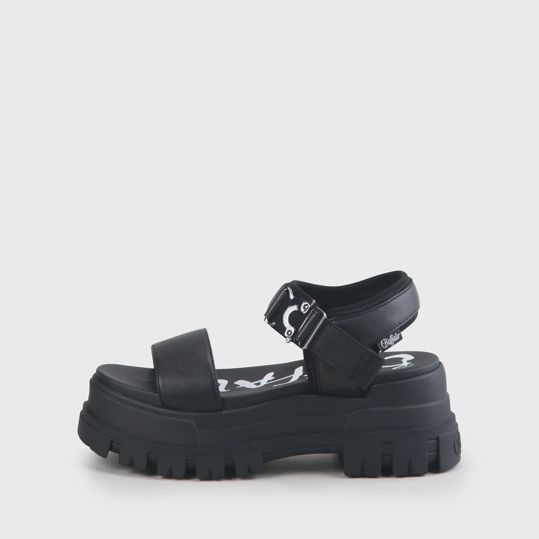 Buffalo Schuhe Damenschuhe Sandale Sandalette Gladiatorensandale XL Plateau