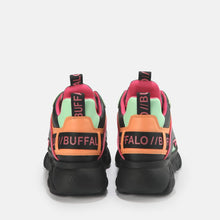 Lade das Bild in den Galerie-Viewer, BUFFALO CLD Chai Sneaker Low Vegan Schwarz/Bunt

