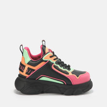 Lade das Bild in den Galerie-Viewer, BUFFALO CLD Chai Sneaker Low Vegan Schwarz/Bunt
