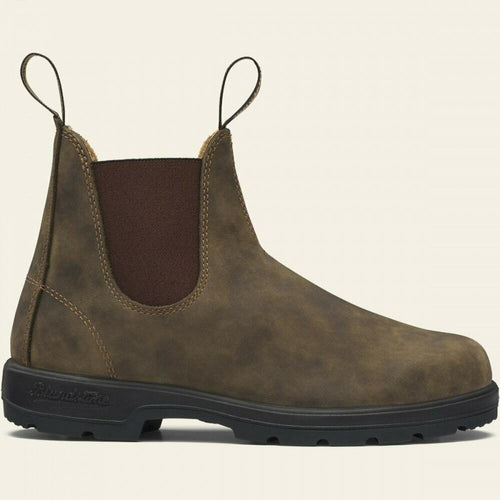 Blundstone Classic Schuhe 585 Rustic Brown Chelsea Boots Unisex Braun Stiefel