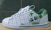 Load image into Gallery viewer, BK British Knights Schuhe Sneaker FLOWERS BLUMEN Weiß Grün
