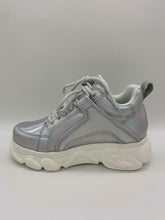 Load image into Gallery viewer, Buffalo Boots Shoes Sneaker Platform Shoes 90s Silver Metallic
