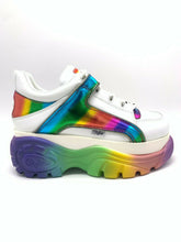 Lade das Bild in den Galerie-Viewer, Buffalo London Classic Boots Shoes Plateau Schuhe 90er Pride Rainbow 1339-14
