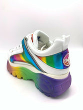 Lade das Bild in den Galerie-Viewer, Buffalo London Classic Boots Shoes Plateau Schuhe 90er Pride Rainbow 1339-14
