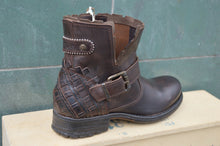 Load image into Gallery viewer, Replay Damenschuhe Stiefelette Shoes Schuhe Boots Leder Brown Braun

