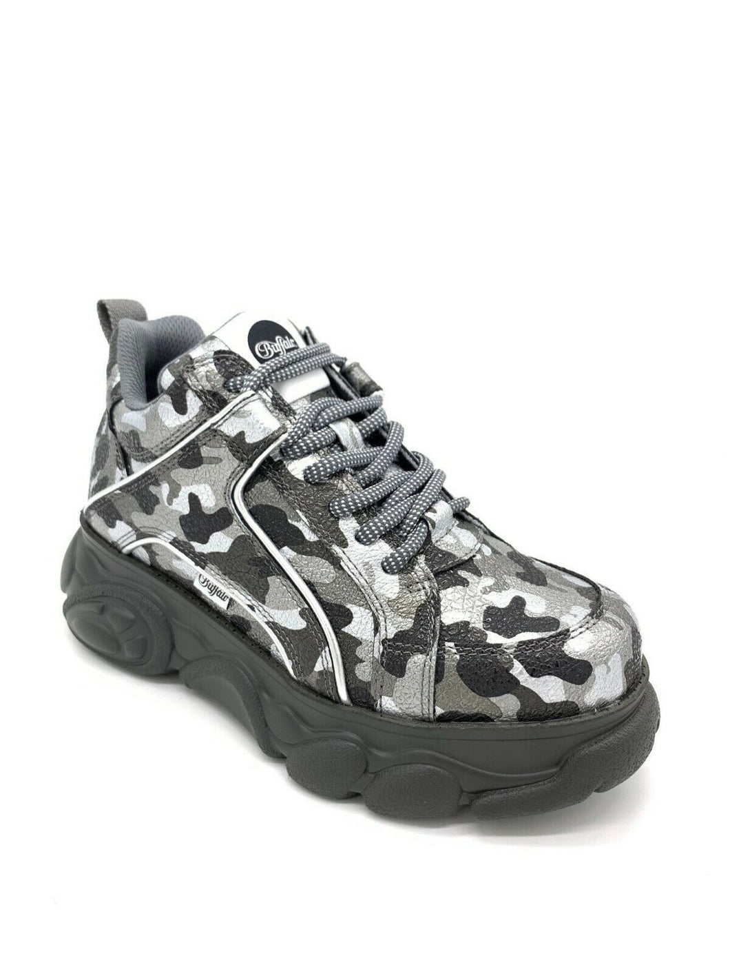 Buffalo Boots Shoes Sneaker Platform Shoes 90s Camouflage Military Design