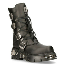 Lade das Bild in den Galerie-Viewer, New Rock Schuhe Shoes Boots Stiefel M.373-S7 Vegan Bikerstiefel Gothic NEU
