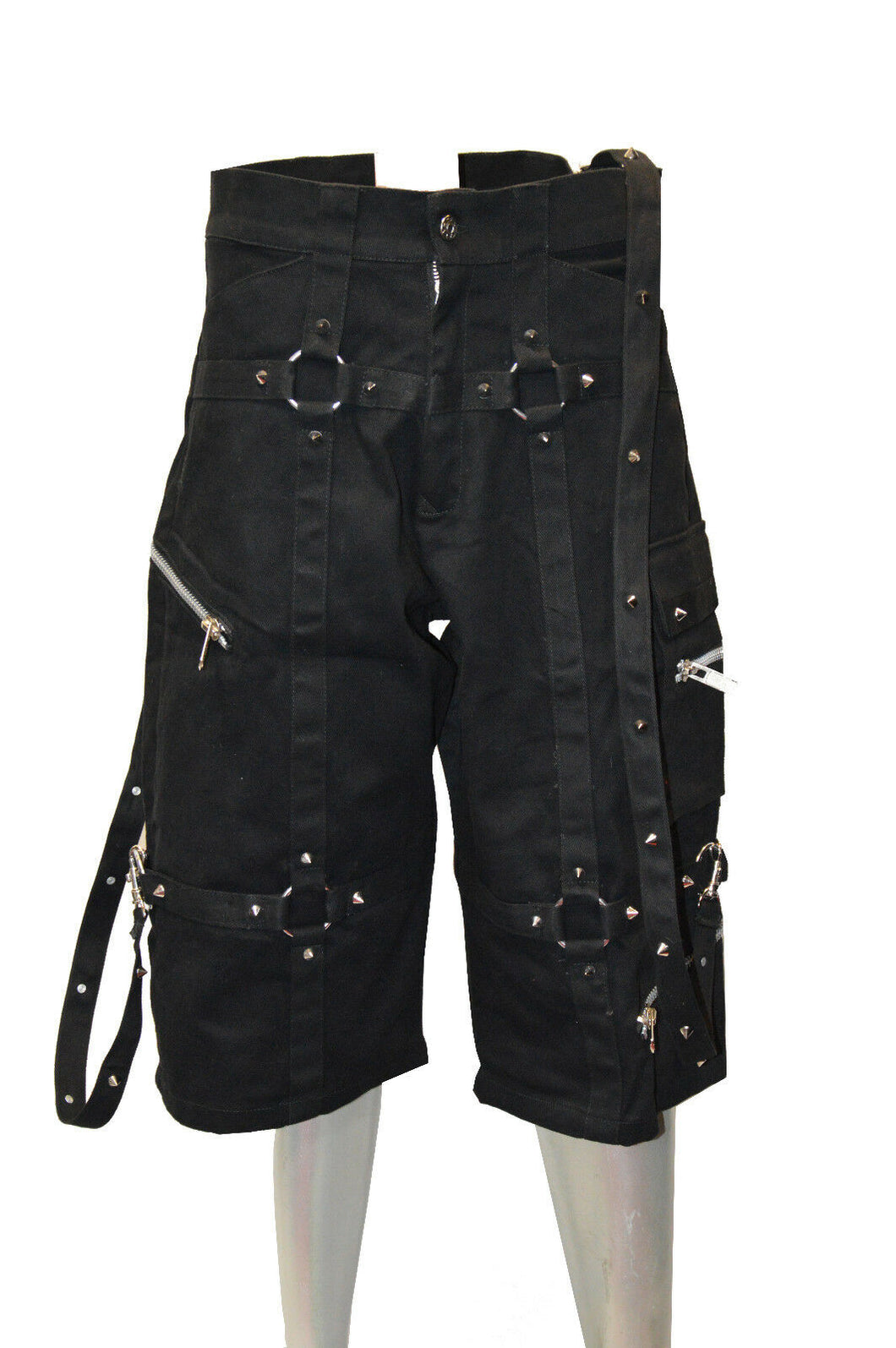 Kurze Hose Jeans Denim Punk Gothic NEU Gr. 30 - 44