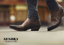 Load image into Gallery viewer, Sendra Stiefel Western Stiefelette Cowboystiefel Biker Boots inkl. Stiefelknecht
