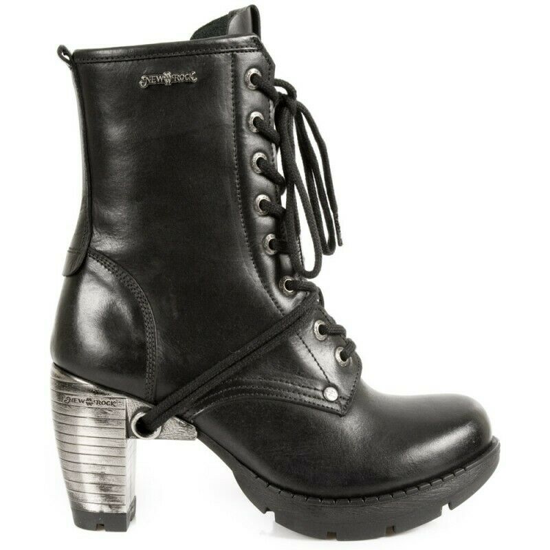 New Rock Schuhe Damen- Stiefelette Stiefel Absatz Boots Gothic M.TR001-S1