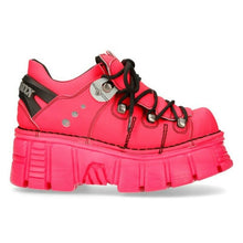 Lade das Bild in den Galerie-Viewer, New Rock Schuhe Shoes Boots Designer PINK MONOCHROM Platform M-120NSH-C1
