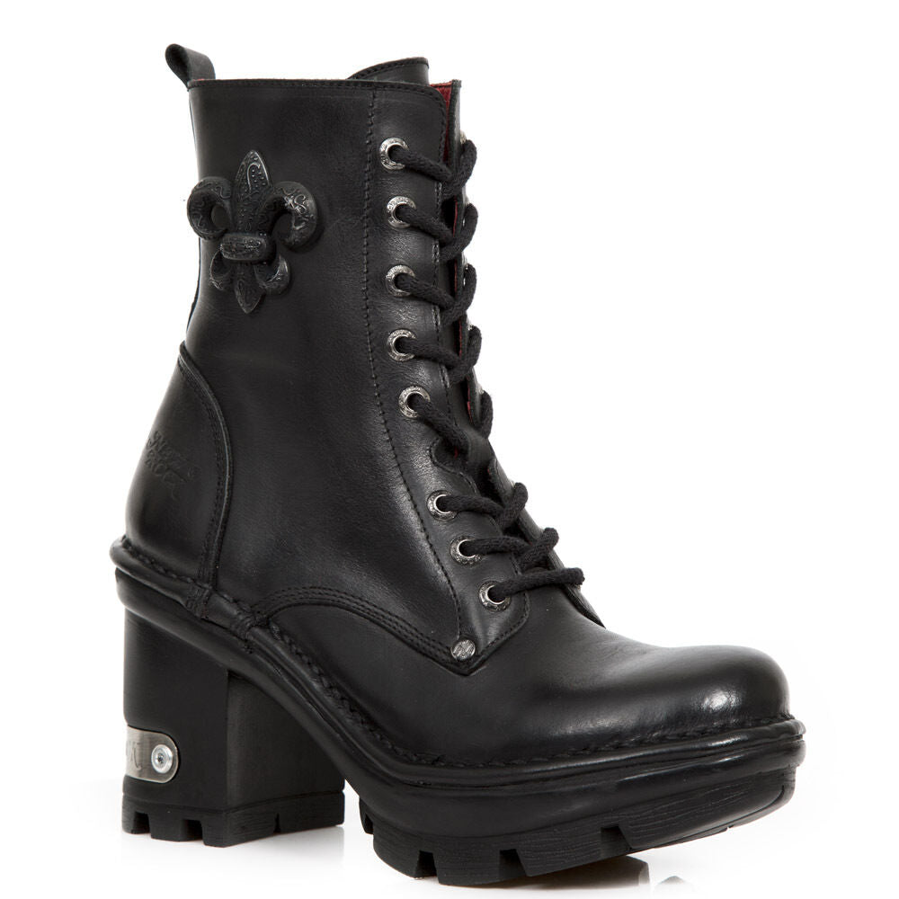 New Rock Schuhe Damen- Stiefelette Stiefel Absatz Boots Gothic M-NEOTYRE07-S1