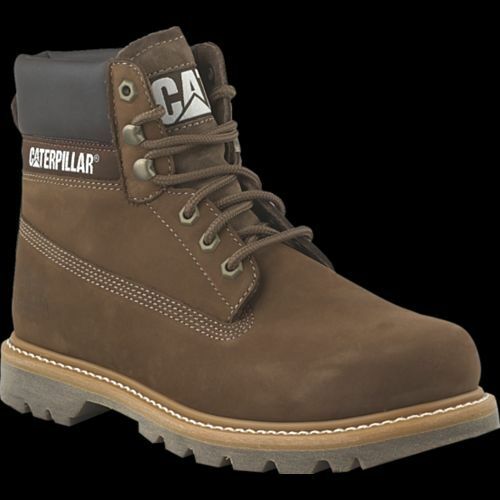 Cat Caterpillar Colorado Boots Royal Brown Nubuck Leather Walking Machines New