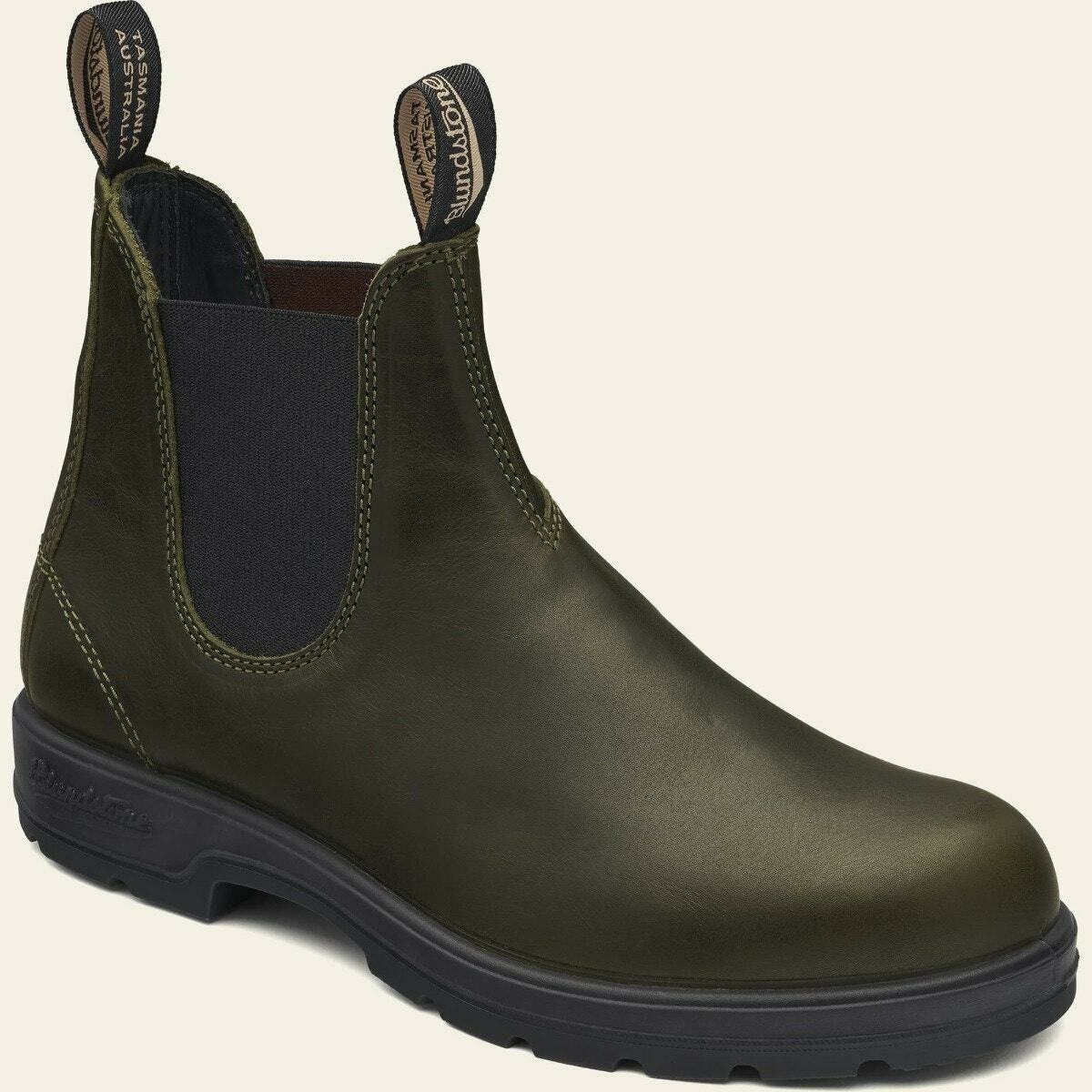 Blundstone Classic Schuhe 2052 Dark Green Chelsea Boots Unisex Grün Stiefel