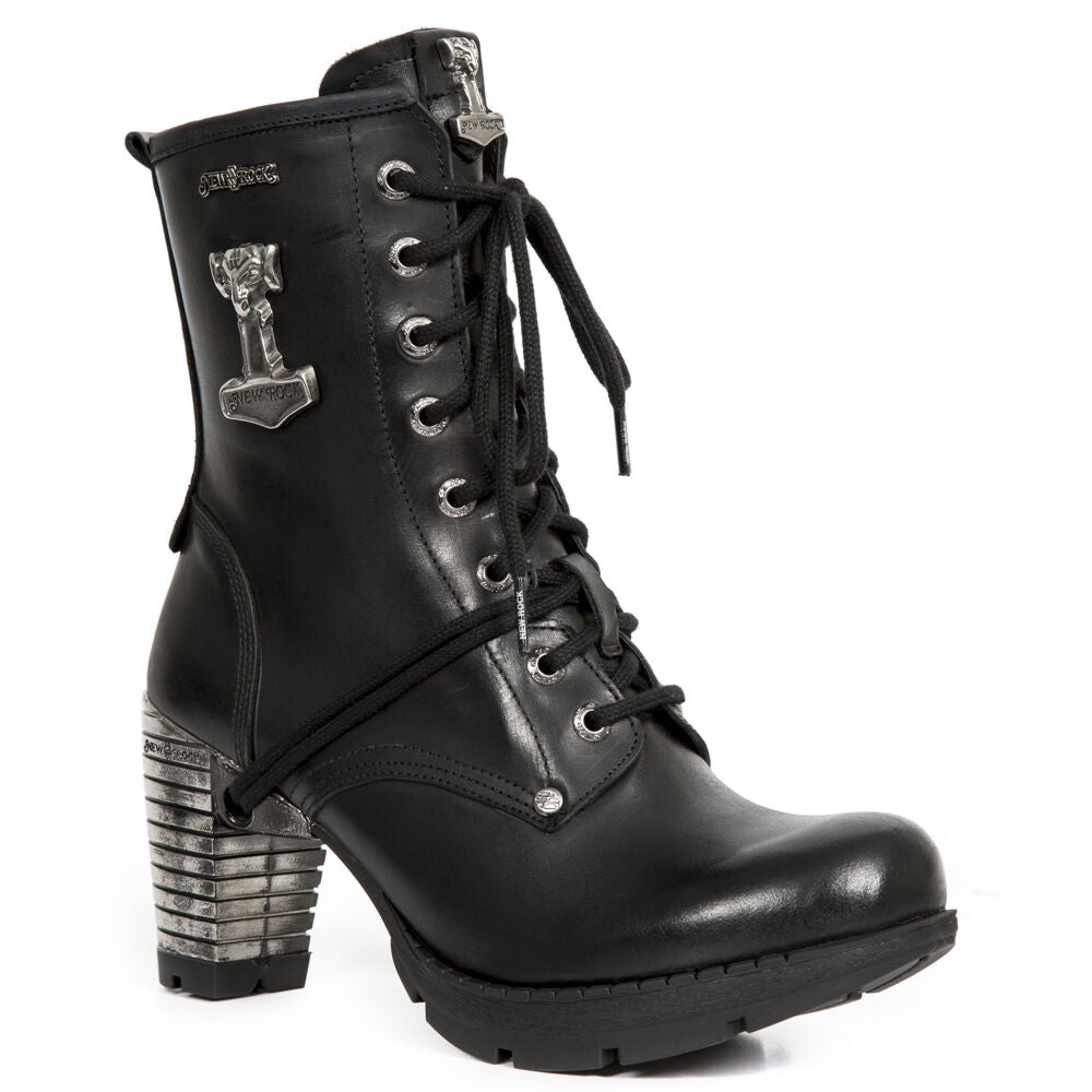 New Rock Shoes Women's Ankle Boots Heel Boots Thor's Hammer